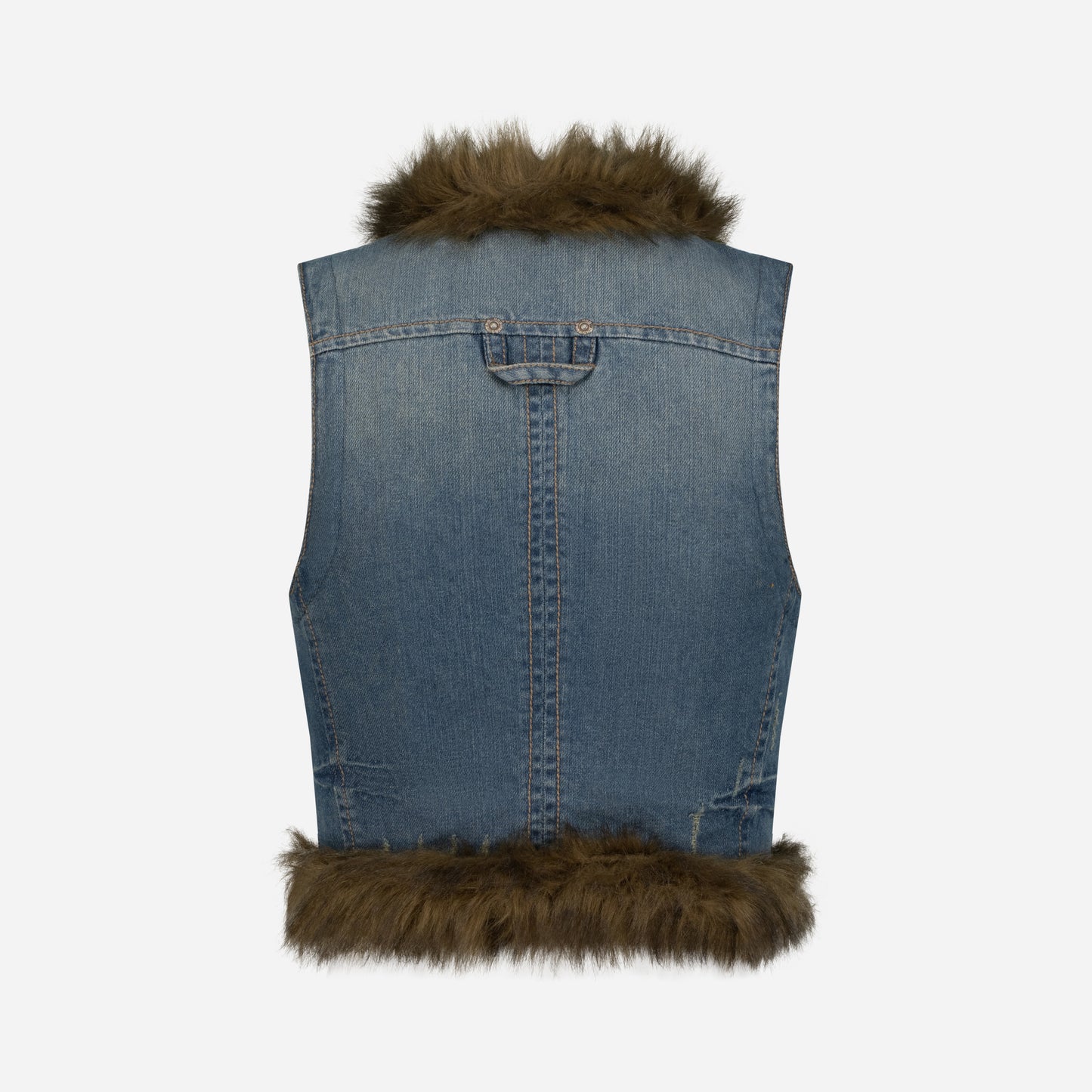 MNG Jeans Denim-Fur Vest