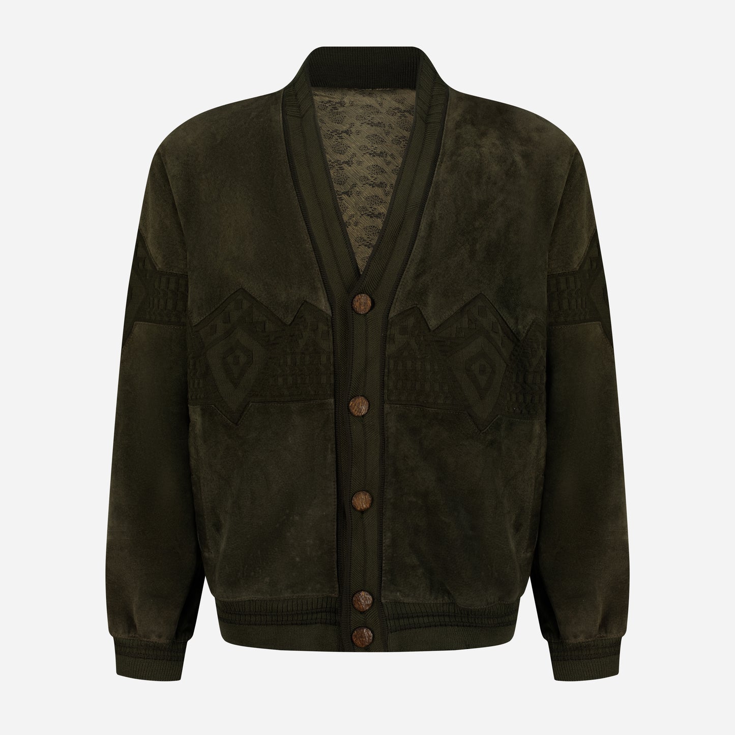Vintage Quilted Bomber Jacket