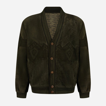 Vintage Quilted Bomber Jacket
